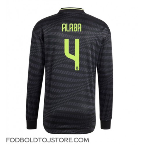 Real Madrid David Alaba #4 Tredjetrøje 2022-23 Langærmet